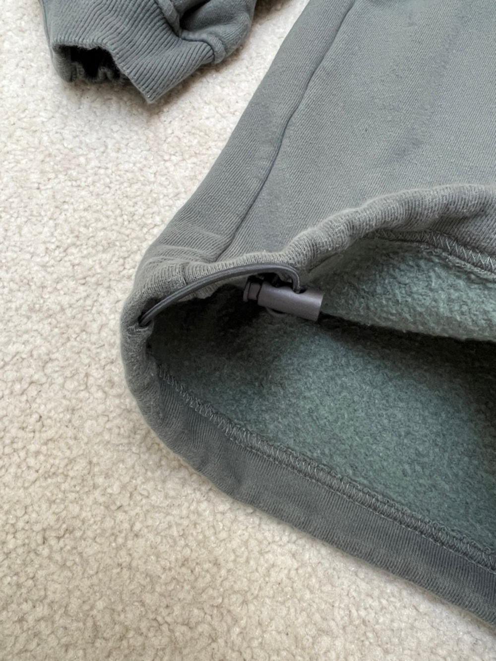 OAK + FORT Olive Pullover Sweatshirt - Picture 5 of 11